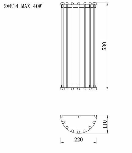 Бра Lantern Tiziano Chromium Sconces Бра Lantern Tiziano Chromium Sconces в Кирове