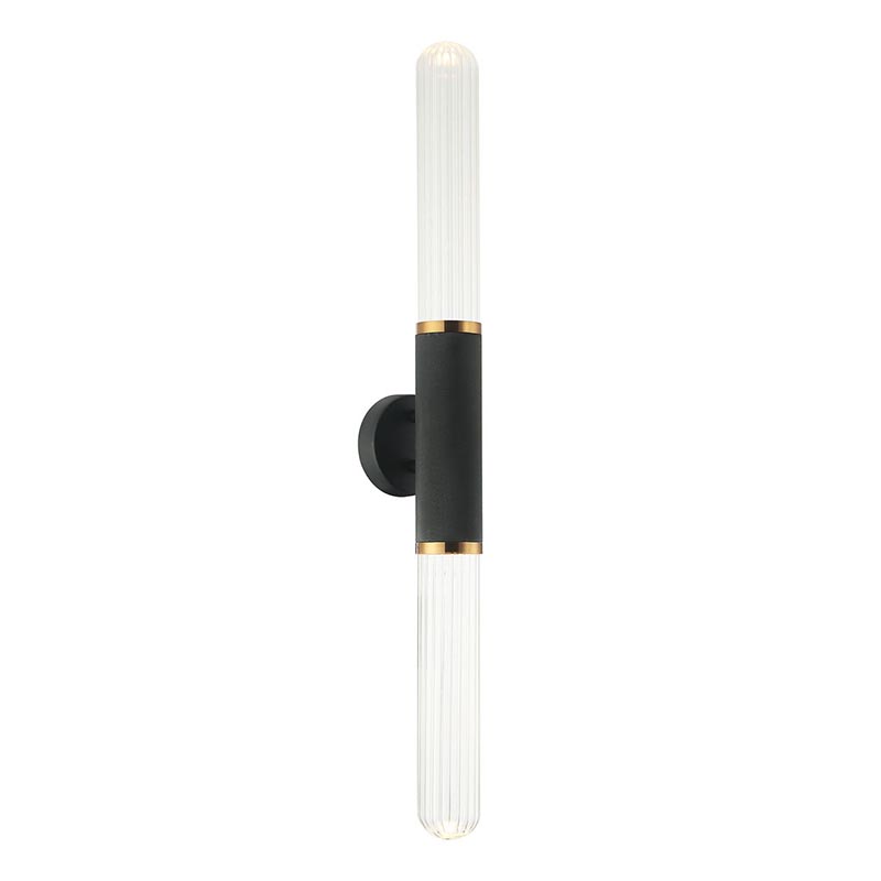 Бра Grover Black Transparent Wall Lamp Прозрачное Стекло Черный Глянцевое золото Бра Grover Black Transparent Wall Lamp Прозрачное Стекло Черный Глянцевое золото в Кирове | Loft Concept