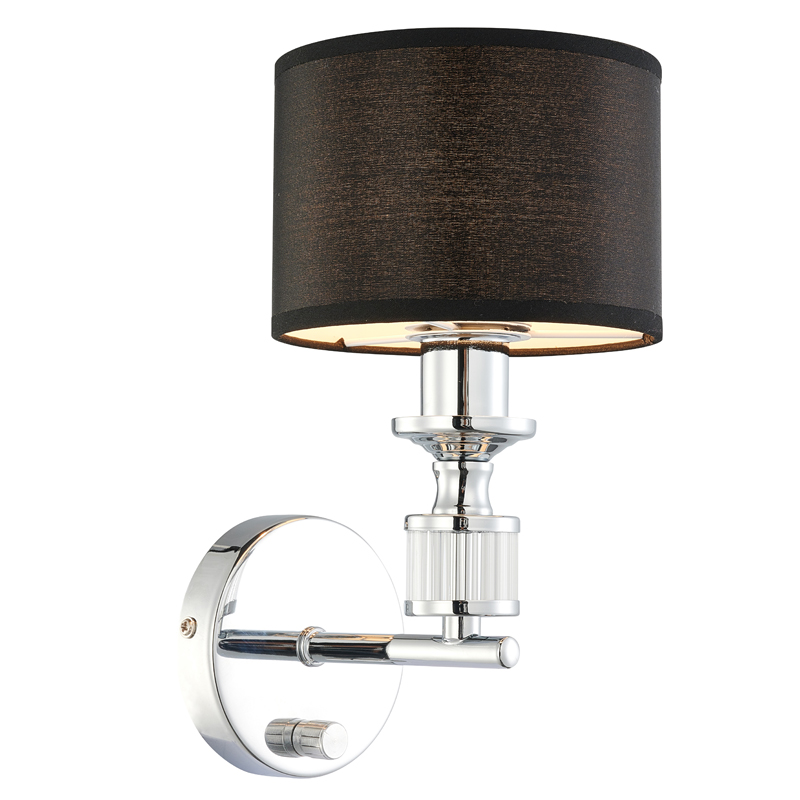 Бра Isidora Sconce Хром Серый Прозрачный Бра Isidora Sconce Хром Серый Прозрачный в Кирове | Loft Concept