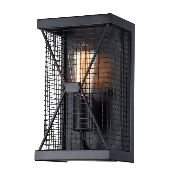 Бра Mosquitoes Caster Bra Square Черный Бра Mosquitoes Caster Bra Square Черный в Кирове | Loft Concept
