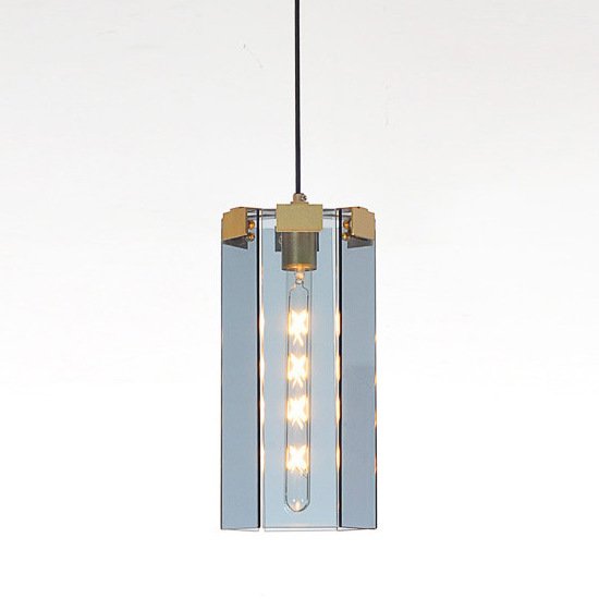 Человек из стали Gray Glass Pendant Lamp Золотой Прозрачное Стекло Человек из стали Gray Glass Pendant Lamp Золотой Прозрачное Стекло в Кирове | Loft Concept