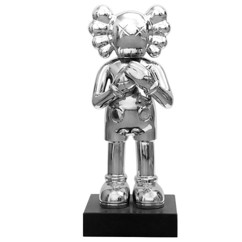 Статуэтка KAWS Silver on stand Серебряный Статуэтка KAWS Silver on stand Серебряный в Кирове | Loft Concept