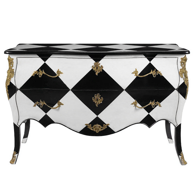 Комод ROMILLE COMMODE CHEST Бронза Черно-белый в Кирове | Loft Concept 