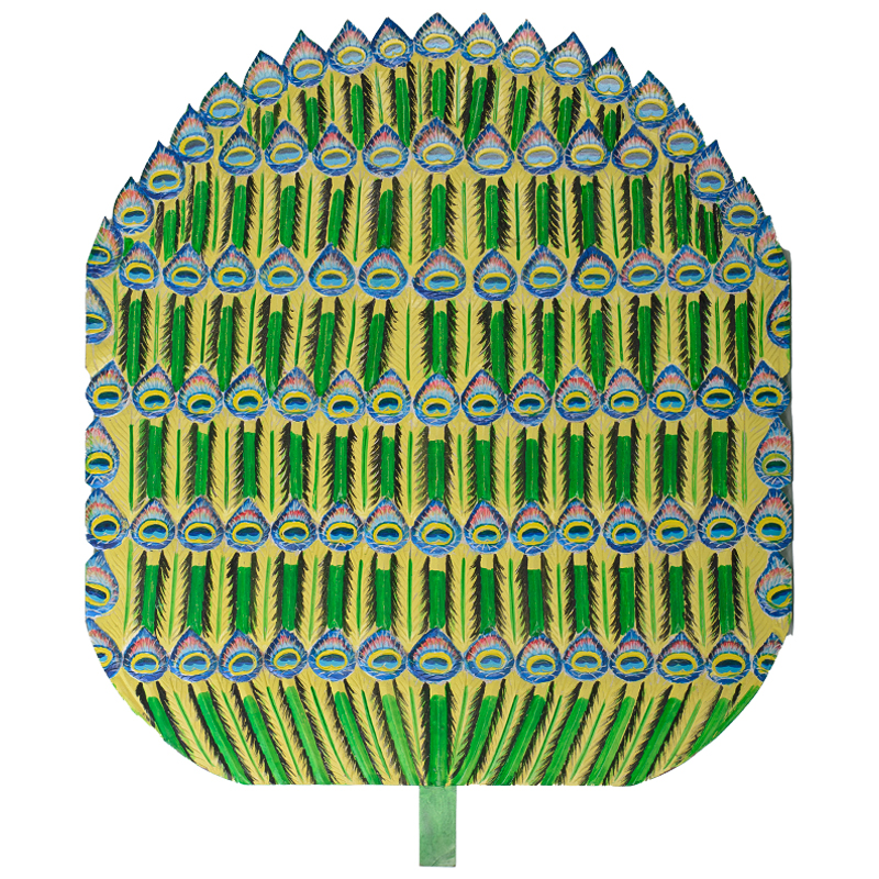 Панно Wooden Peacock Feathers Зеленый Желтый Синий Мульти Панно Wooden Peacock Feathers Зеленый Желтый Синий Мульти в Кирове | Loft Concept