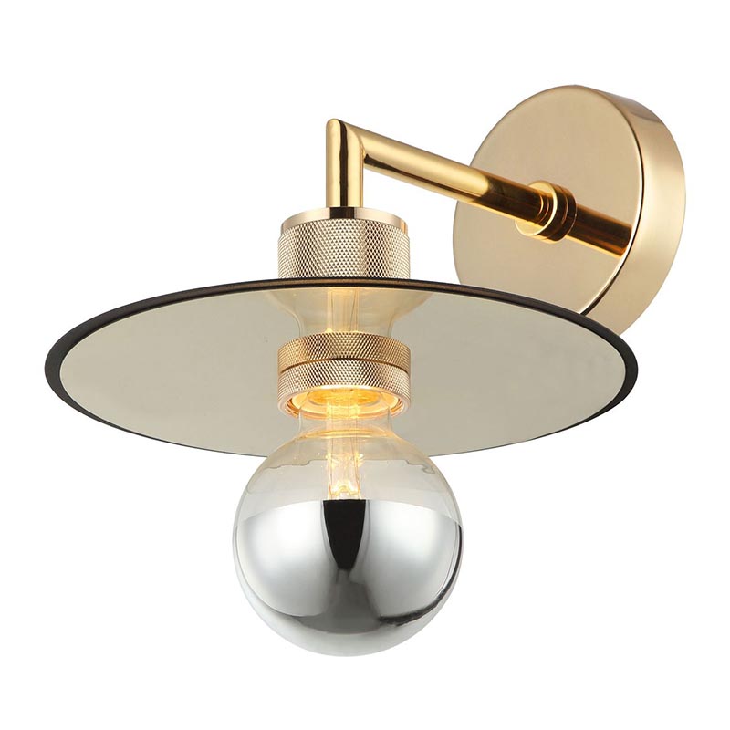 Бра Bruno Hat Gold Wall Lamp Золотой Бра Bruno Hat Gold Wall Lamp Золотой в Кирове | Loft Concept