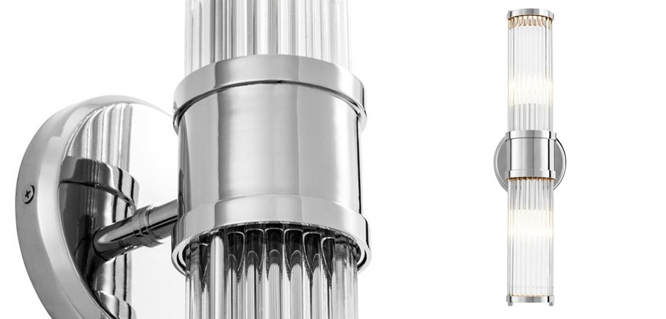 Бра Wall Lamp Claridges Double Nickel Бра Wall Lamp Claridges Double Nickel - Loft-Concept в Кирове
