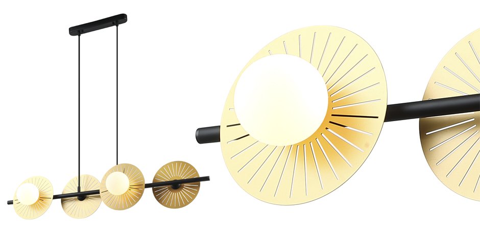 Люстра Balls & Discs Horizontal 4 Люстра Balls & Discs Horizontal 4 - Loft-Concept в Кирове