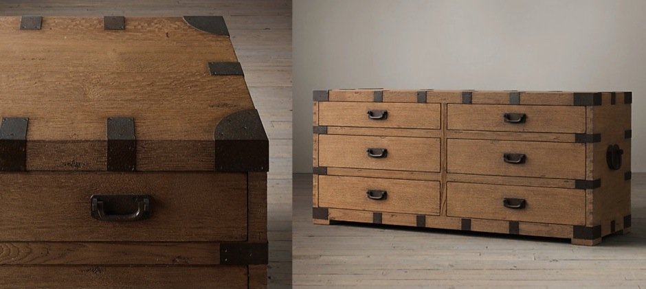 Комод в винтажном стиле Vintage Antique Oak Wide Комод в винтажном стиле Vintage Antique Oak Wide - Loft-Concept в Кирове