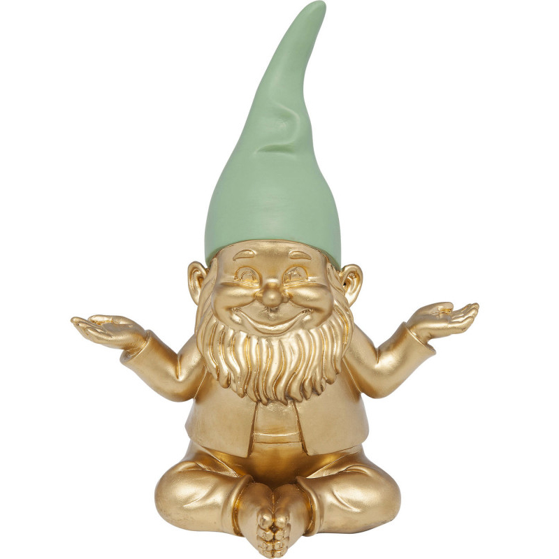 Статуэтка Golden Meditating Gnome Золотой Статуэтка Golden Meditating Gnome Золотой в Кирове | Loft Concept