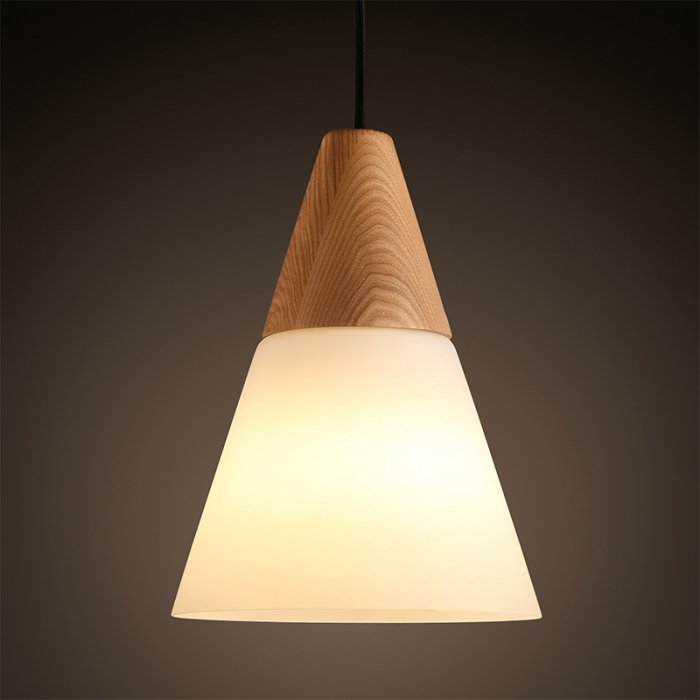 Подвесной светильник Opaque Light Middle Белый дуб Белый Подвесной светильник Opaque Light Middle Белый дуб Белый в Кирове | Loft Concept