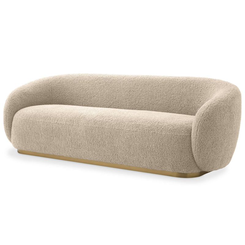 Диван Eichholtz Sofa Brice Sand Песочный Латунь Диван Eichholtz Sofa Brice Sand Песочный Латунь в Кирове | Loft Concept