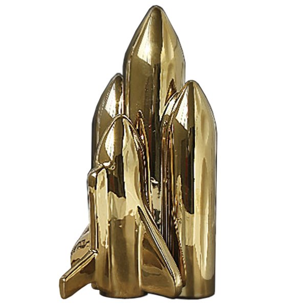 Статуэтка SELETTI gold rocket Глянцевое золото Статуэтка SELETTI gold rocket Глянцевое золото в Кирове | Loft Concept