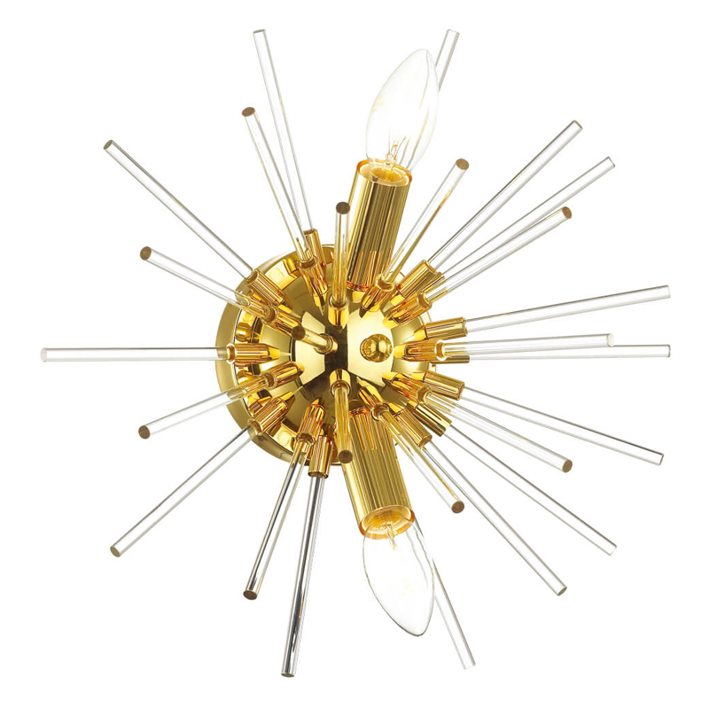 Бра Varg Sputnik Sconce Gold Глянцевое золото Прозрачный Бра Varg Sputnik Sconce Gold Глянцевое золото Прозрачный в Кирове | Loft Concept