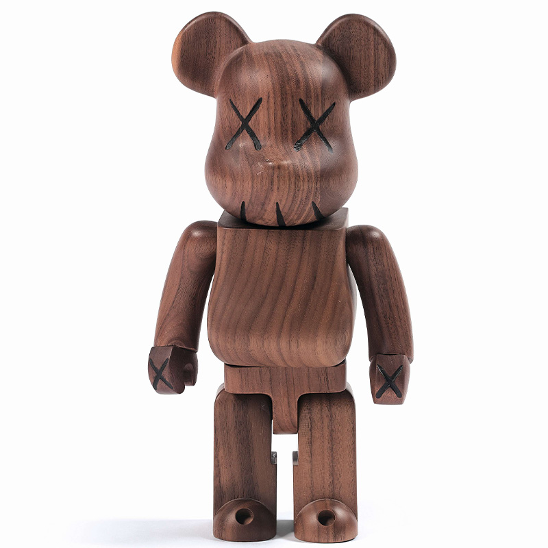 Статуэтка Bearbrick Dark Walnut Орех Статуэтка Bearbrick Dark Walnut Орех в Кирове | Loft Concept