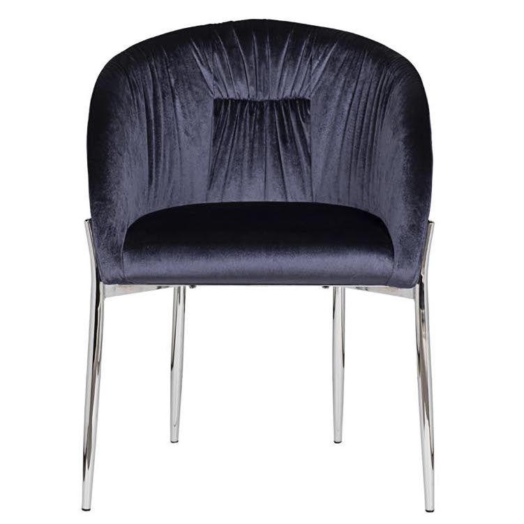 Стул Miranda Chair blue Темно-синий Нержавеющая сталь Стул Miranda Chair blue Темно-синий Нержавеющая сталь в Кирове | Loft Concept