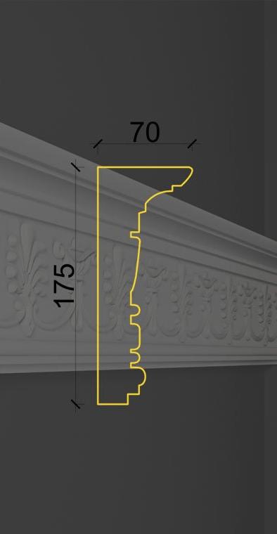 Молдинг с орнаментом MO-13 Молдинг с орнаментом MO-13 в Кирове