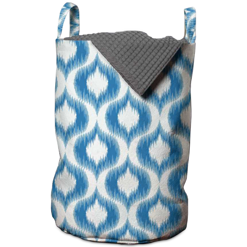 Корзина Blue Ornament Basket Белый Синий Корзина Blue Ornament Basket Белый Синий в Кирове | Loft Concept