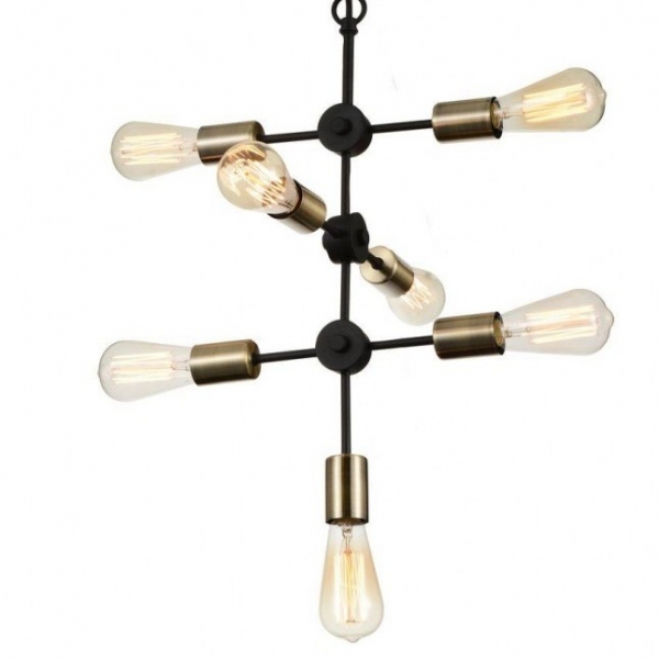 Люстра Bulb Netsch Pendant 7 Черный Люстра Bulb Netsch Pendant 7 Черный в Кирове | Loft Concept