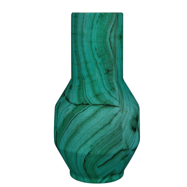 Ваза Malachite Vase rubikon Малахит Ваза Malachite Vase rubikon Малахит в Кирове | Loft Concept