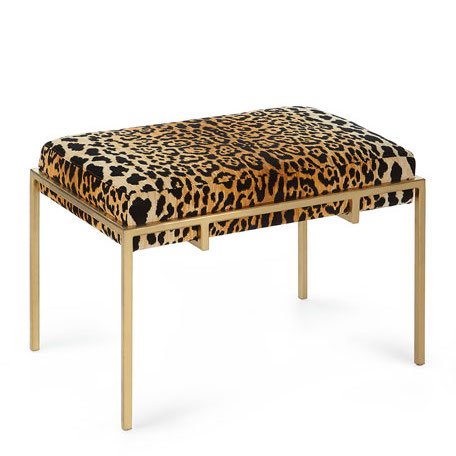 Пуф Metal and Leopard Ottoman Мульти Пуф Metal and Leopard Ottoman Мульти в Кирове | Loft Concept