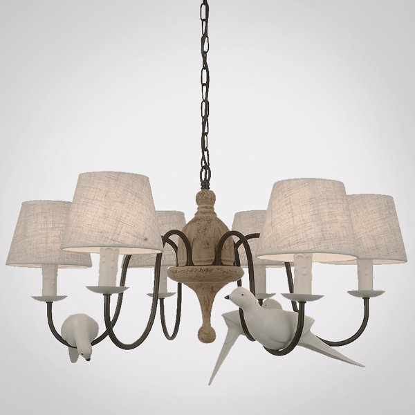 Люстра Norman Bird Chandelier ivory ( слоновая кость ) Люстра Norman Bird Chandelier ivory ( слоновая кость ) в Кирове | Loft Concept