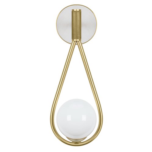 Бра CORDA Wall Lamp Латунь Белый Бра CORDA Wall Lamp Латунь Белый в Кирове | Loft Concept
