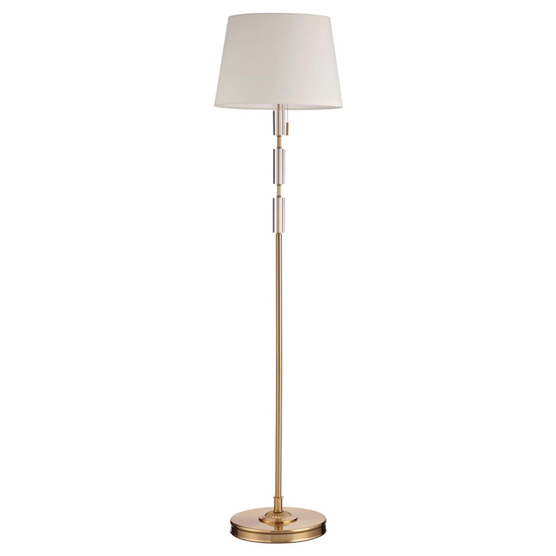 Торшер Ramona White Floor lamp Бронза Белый Торшер Ramona White Floor lamp Бронза Белый в Кирове | Loft Concept