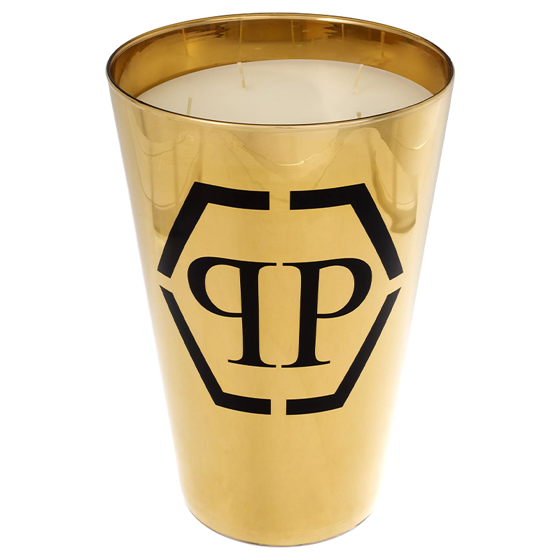 Свеча Philipp Plein Candle Empire Gold XL Золотой Белый Черный Свеча Philipp Plein Candle Empire Gold XL Золотой Белый Черный в Кирове | Loft Concept