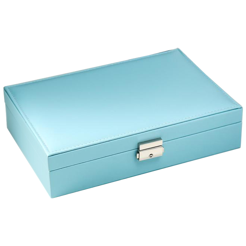 Шкатулка Azurine Jewerly Organizer Box light blue Голубой Бежевый Шкатулка Azurine Jewerly Organizer Box light blue Голубой Бежевый в Кирове | Loft Concept