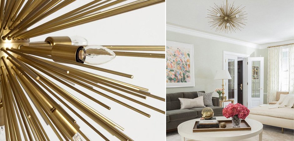 Люстра ASTRA Chandelier Sputnik Brass Люстра ASTRA Chandelier Sputnik Brass - Loft-Concept в Кирове