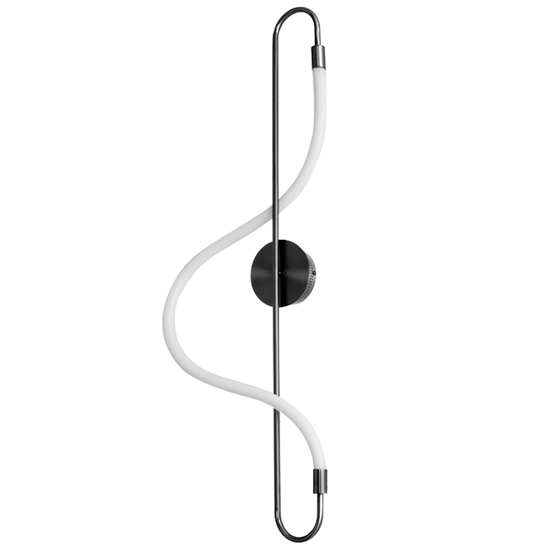 Светодиодное Бра Knot Lihgt Черное Черный Белый Светодиодное Бра Knot Lihgt Черное Черный Белый в Кирове | Loft Concept