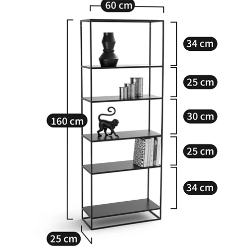 Металлический стеллаж Menzie Black Wide Metal Rack Металлический стеллаж Menzie Black Wide Metal Rack в Кирове