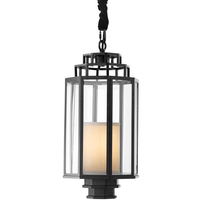 Люстра Lantern Monticello S Черный Прозрачное Стекло Кремовый Люстра Lantern Monticello S Черный Прозрачное Стекло Кремовый в Кирове | Loft Concept