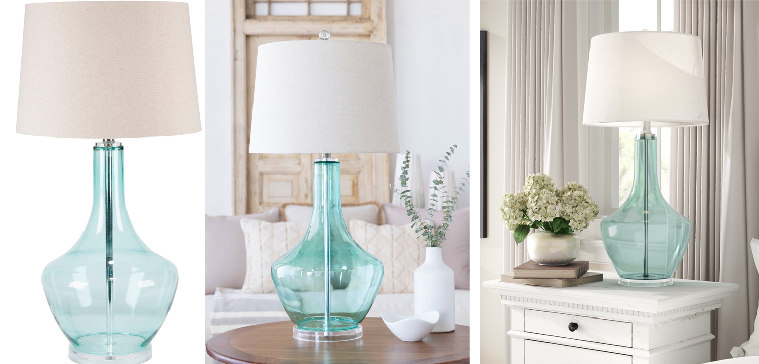 Настольная лампа Fantina Table lamp blue - фото