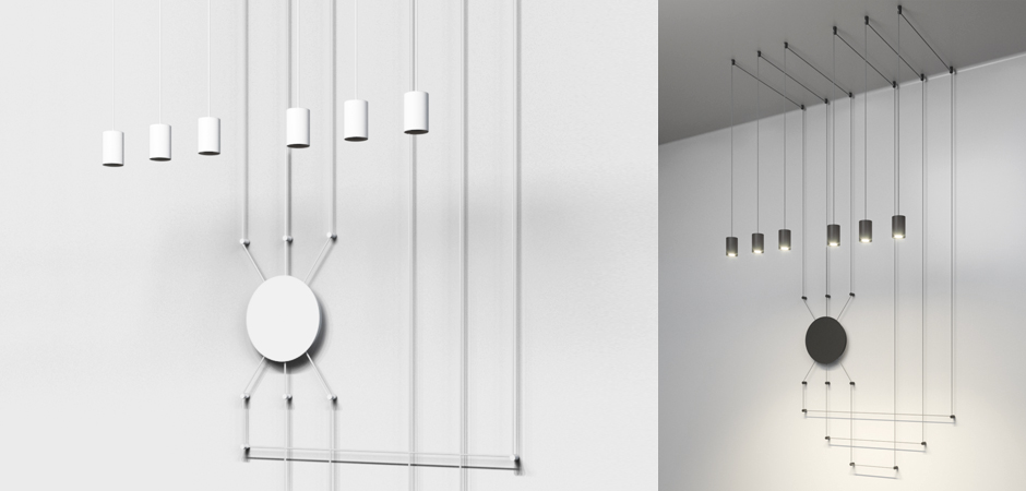 Подвес Wireflow FreeForm LED Black 6 патронов Подвес Wireflow FreeForm LED Black 6 патронов - Loft-Concept в Кирове