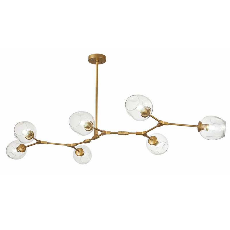 Люстра Branching Bubble Chandelier 7 gold Золотой Люстра Branching Bubble Chandelier 7 gold Золотой в Кирове | Loft Concept