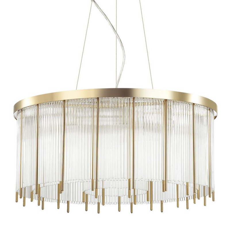 Люстра Niemira Chandelier 70 Прозрачный (Transparent) Золотой в Кирове | Loft Concept 
