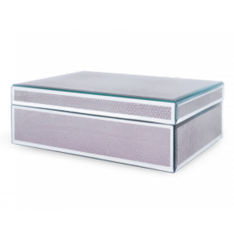 Шкатулка Nineth Box glass Серебряный Шкатулка Nineth Box glass Серебряный в Кирове | Loft Concept