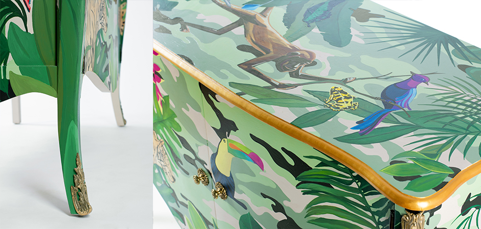 Комод L.XV DRESSER Flowers Jungle Комод L.XV DRESSER Flowers Jungle - Loft-Concept в Кирове