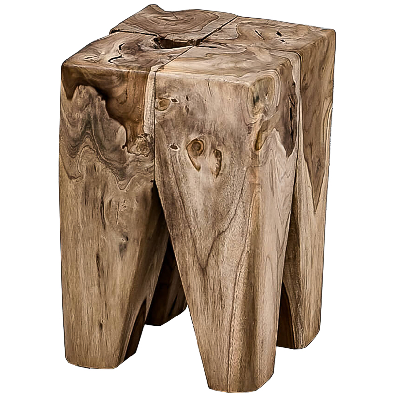 Приставной стол Kuenring Cube Side Table Коричневый Приставной стол Kuenring Cube Side Table Коричневый в Кирове | Loft Concept