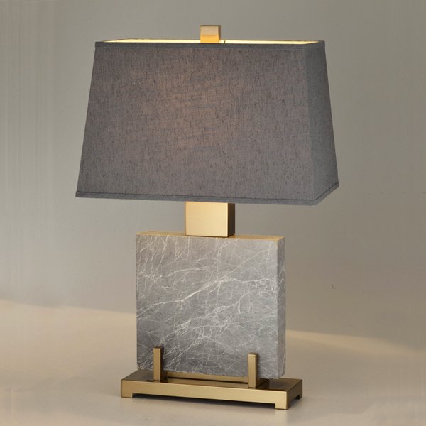 Настольная лампа Table lamp marble Grey Серый Настольная лампа Table lamp marble Grey Серый в Кирове | Loft Concept