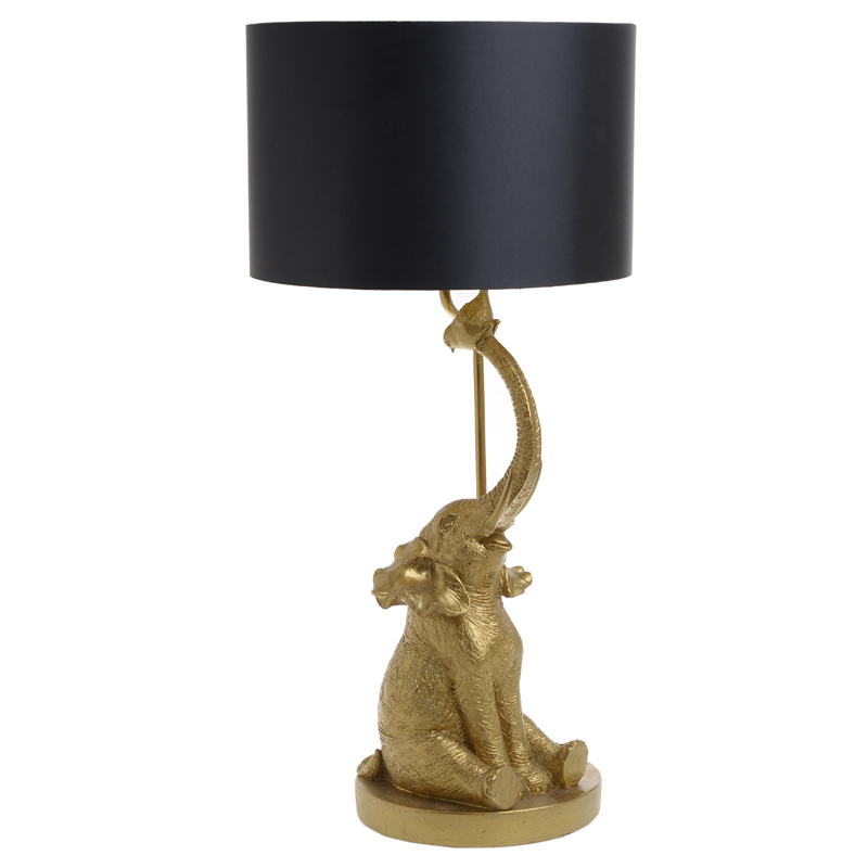 Настольная лампа Cheerful Elephant Table lamp Золотой Черный Настольная лампа Cheerful Elephant Table lamp Золотой Черный в Кирове | Loft Concept