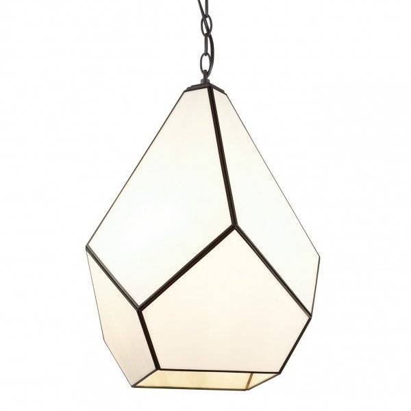 Люстра Geometry Glass Light Pendant Milk 4 Молочный Люстра Geometry Glass Light Pendant Milk 4 Молочный в Кирове | Loft Concept