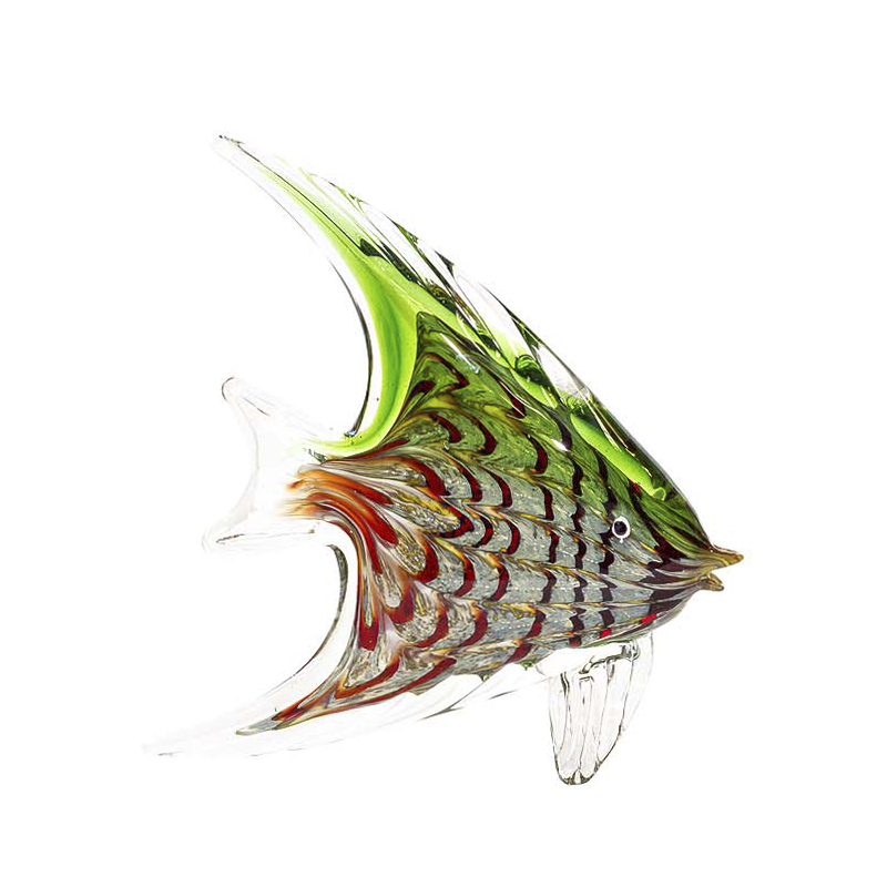 Статуэтка Glass Fish Red-Green Мульти Статуэтка Glass Fish Red-Green Мульти в Кирове | Loft Concept