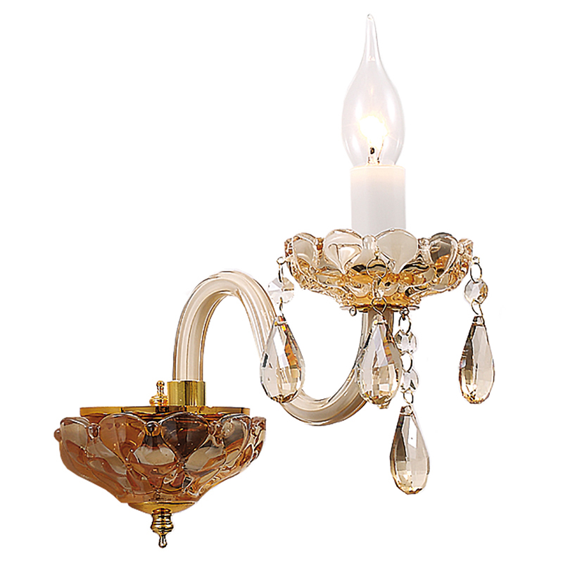 Бра Marcelon Sconce One Глянцевое золото Золотой Шампань Бра Marcelon Sconce One Глянцевое золото Золотой Шампань в Кирове | Loft Concept