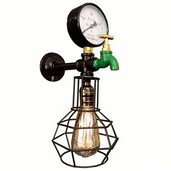 Бра Wall Lamp Manometer and Green water tap Бра Wall Lamp Manometer and Green water tap в Кирове | Loft Concept