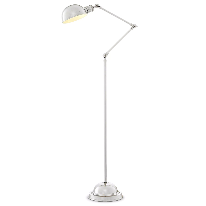 Торшер Eichholtz Floor Lamp Soho Nickel Никель Торшер Eichholtz Floor Lamp Soho Nickel Никель в Кирове | Loft Concept