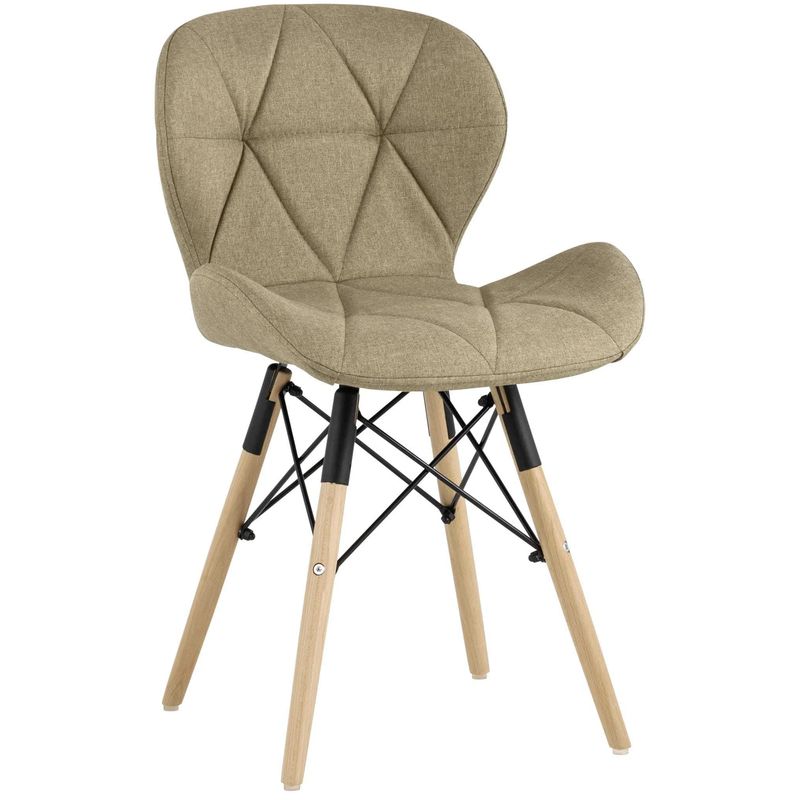 Стул Jeroen Chair Рогожка Коричневый Цвет Коричневый Древесина Черный Стул Jeroen Chair Рогожка Коричневый Цвет Коричневый Древесина Черный в Кирове | Loft Concept
