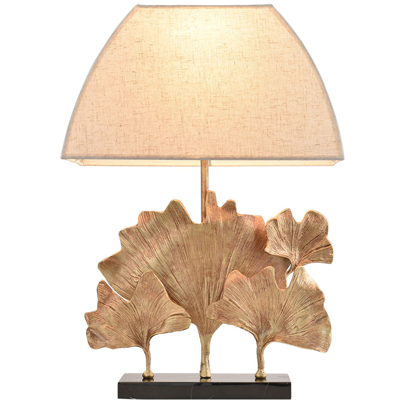 Настольная лампа Ginkgo Table lamp Молочный Латунь Черный Настольная лампа Ginkgo Table lamp Молочный Латунь Черный в Кирове | Loft Concept