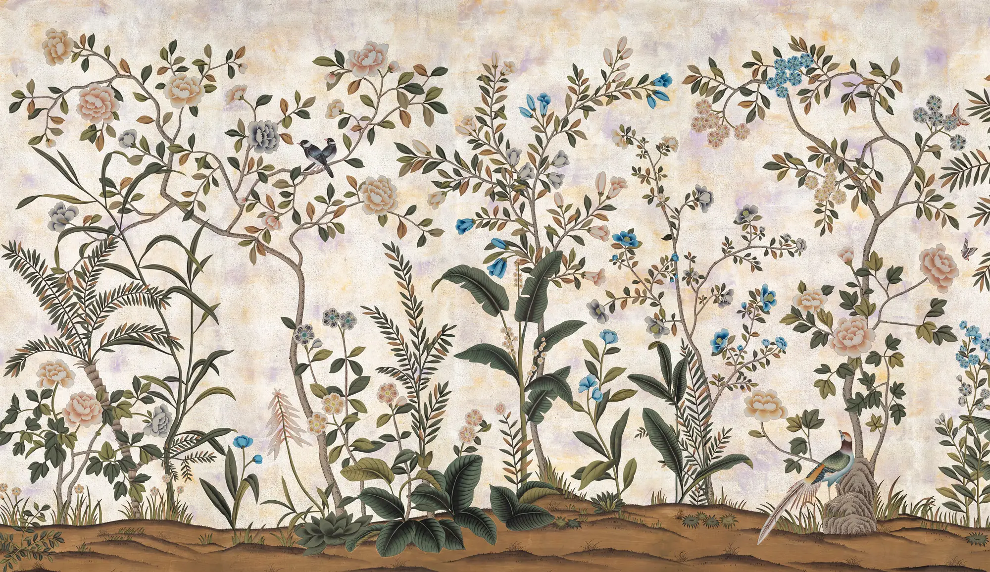 Обои ручная роспись Siam White Metal - постер Loft-Concept в Кирове